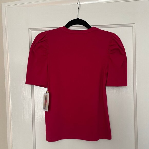 NATION LTD Cleo 70's Tuxedo Tee Heartbreaker Size XS, NWT - Picture 10 of 10